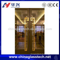 thermal break aluminum swing commercial double glass doors